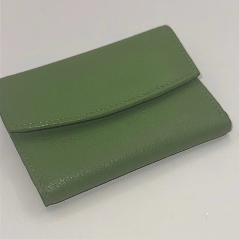Rolf's vintage Green Leather Women's Wallet